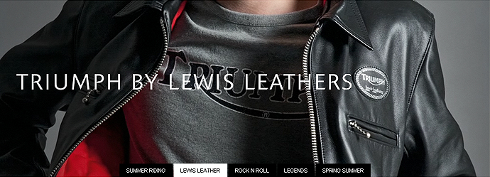 Lewis Leathers, Triumph Banner